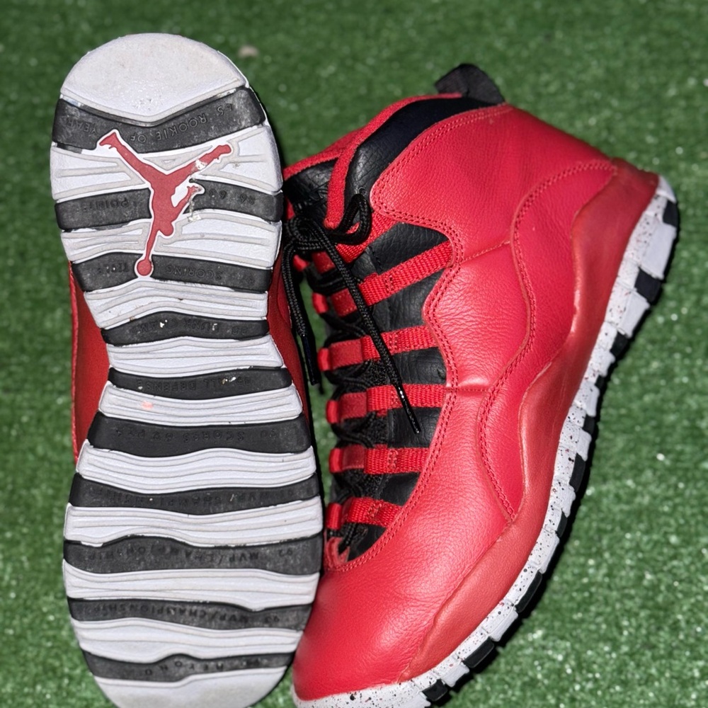 Jordan Kids Red and Black Sneakers